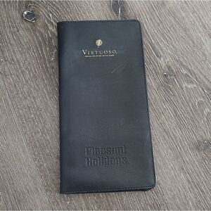 Virtuoso Black Travel Wallet ID Passport Holder
